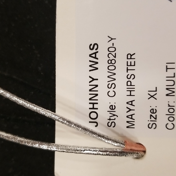 💕JOHNNY WAS💕 Maya Hipster Bikini Bottoms ~ Multi-Color Floral Print XL - Picture 9 of 14